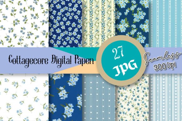 Cottagecore Seamless Digital Paper