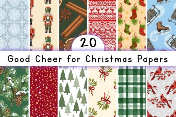 Good Cheer for Christmas Papers: A Versatile Creative Resource