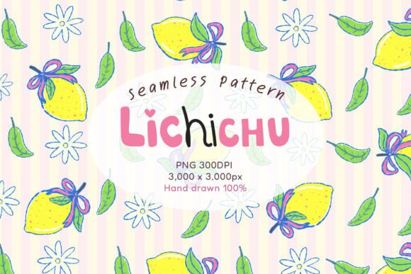 Lemon Coquette Seamless Pattern: A Playful Design Asset