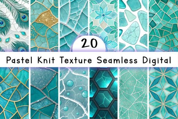 Pastel Knit Texture Seamless Digital: A Versatile Design Resource for Creative Projects