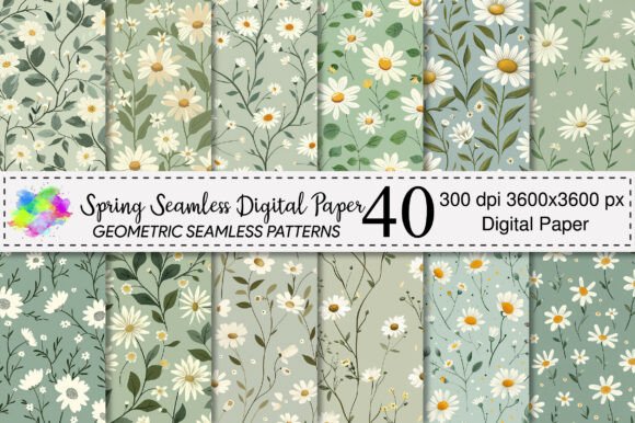 Spring Seamless Pattern: A Versatile Design Resource for Creative Projects